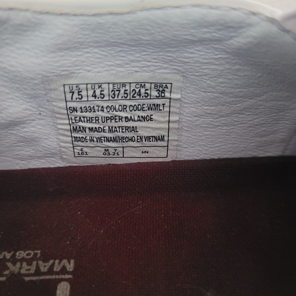 Mark Nason Leather Slip-on Sneaker. Size 7.5 - Picture 6 of 10